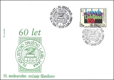 60 LET FILATELISTIČNO DRUŠTVO LJUBLJANA